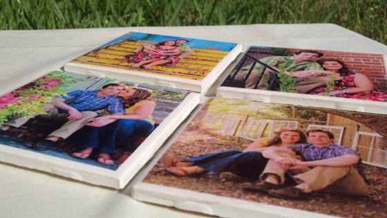 Personalized Christmas Gift Picture Coasters